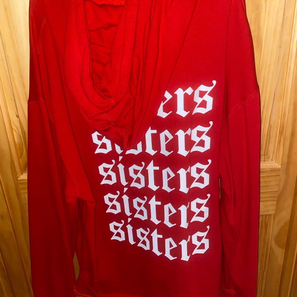 xxl red james charles sisters apparel hoodie!!